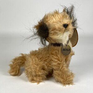 1978 Dakin Benji Plush Dog Stuffed Animal Joe Camp 33-2030 Tag & Collar
